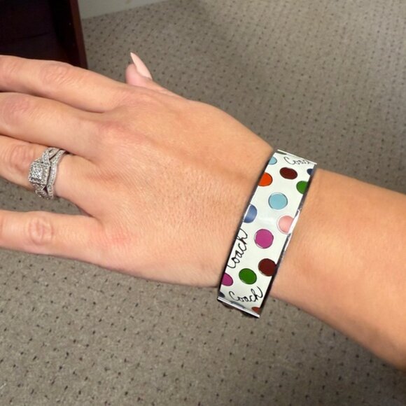 Coach Multicolor Polka Dot Bracelet (NWOT) - Picture 5 of 5